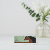 細い馬- スキニー名刺 (スタンド正面)