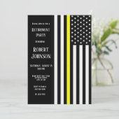 細い黄色い線の退職 招待状 (スタンド正面)