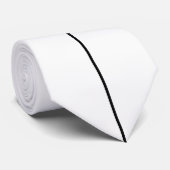 細い黒の縦線 ネクタイ (ロール)