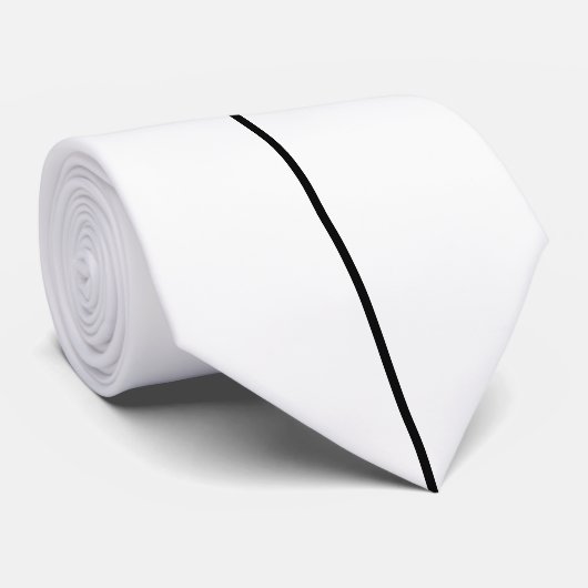 細い黒の縦線 ネクタイ (ロール)