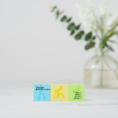 細い3人のギタリスト- スキニー名刺 (スタンド正面)