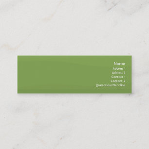 細いFoamgreenの波- スキニー名刺