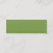 細いFoamgreenの波- スキニー名刺 (裏面)