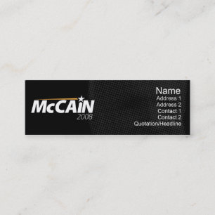 細いMcCain - スキニー名刺