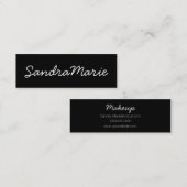 細いMUAカード スキニー名刺 (正面/裏面)