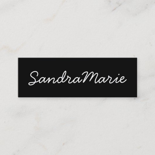 細いMUAカード スキニー名刺 (正面)