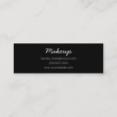 細いMUAカード スキニー名刺 (裏面)