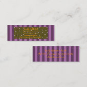 細いpurplestripe スキニー名刺 (正面/裏面)