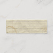 細いQRコード名刺 スキニー名刺 (裏面)