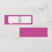 細いSpeechbox - スキニー名刺 (正面/裏面)