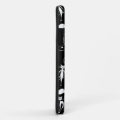 細お洒落い白猫の柄 Case-Mate iPhoneケース (裏面/右)