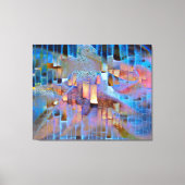 細かいつながり抽象芸術ID885 キャンバスプリント (正面)