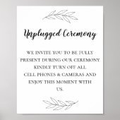 細かい枝の差し抜き式 ポスター (正面)