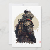 細かな侍イラストレーション シーズンカード (正面)