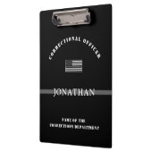 細パーソナライズされた銀線矯正官 クリップボード (左)