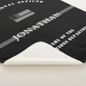 細パーソナライズされた銀線矯正官 シェルパブランケット (3/4)