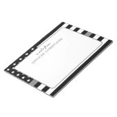 細パーソナライズされた銀線矯正官 ノートパッド (アングル)