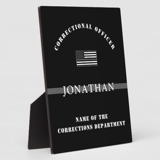 細パーソナライズされた銀線矯正官 フォトプラーク (側面)