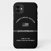 細パーソナライズされた銀線矯正官 Case-Mate iPhoneケース (裏面)