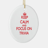 細事の平静そして焦点を保って下さい セラミックオーナメント (右)