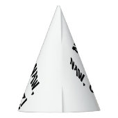 細事の精神の劣等生帽子 パーティーハット (裏面)