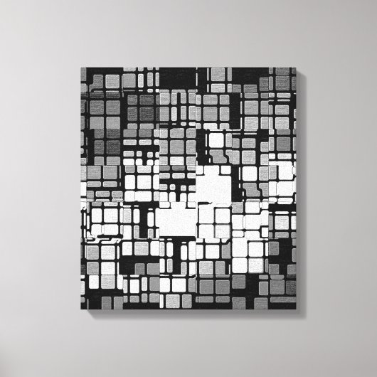 細分割 キャンバスプリント (正面)