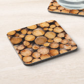 細切り薪コースター コースター (左側)