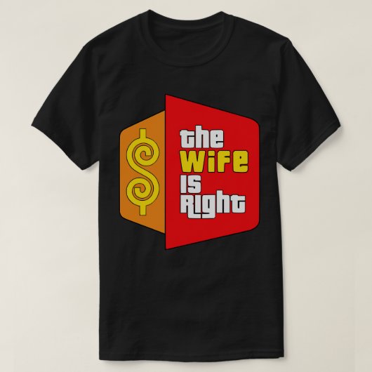 細君は右パロディだ Tシャツ (デザイン正面)