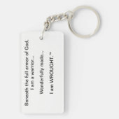 細工したtwelve25 Keychain キーホルダー (裏面)