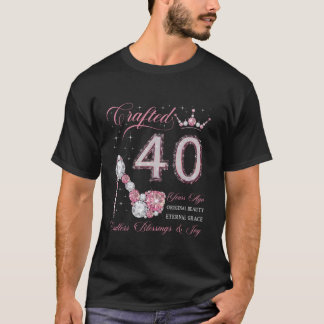 細工40年前40歳の誕生日40歳 Tシャツ