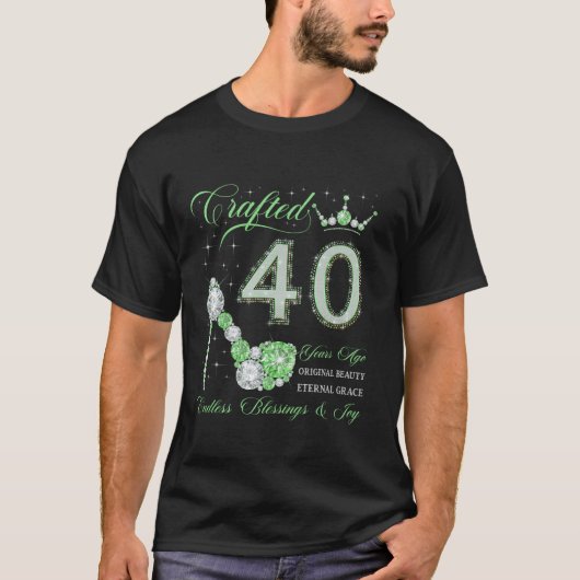 細工40年前40歳40歳 Tシャツ (正面)