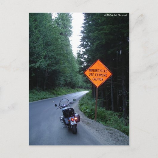 細心の注意が必要 ポストカード (正面)