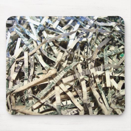 細断現金 マウスパッド (正面)