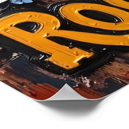 細断雪、海溝 ポスター (角)