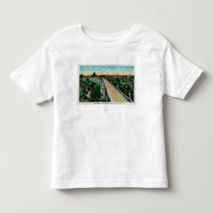 細流Secoを渡るコロラド州の通り橋 トドラーTシャツ
