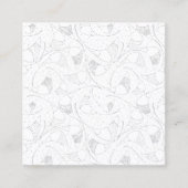 細胞を持っている人の白黒の写真 コーリングカード (正面)