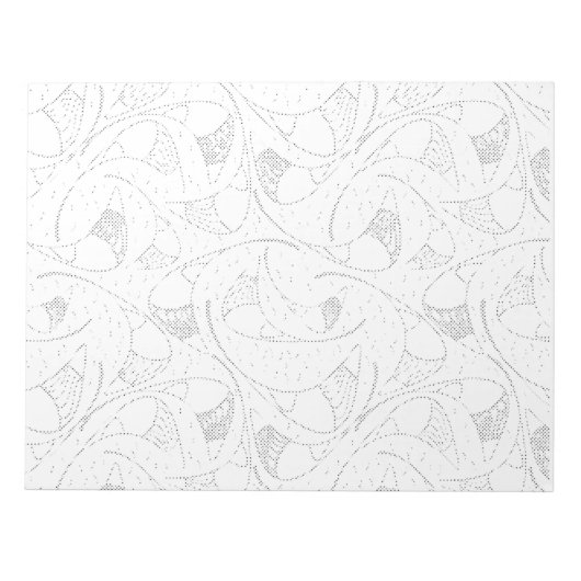 細胞を持っている人の白黒の写真 ノートパッド (正面)