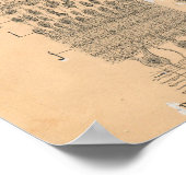 細胞スケッチ眼網膜サンティアゴラモンYカハル ポスター (角)