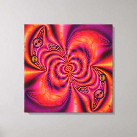 細胞スパイラルキャンバスプリント キャンバスプリント (正面)