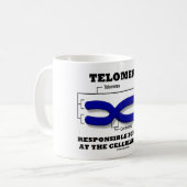細胞レベルで老化することに責任があるTelomeres コーヒーマグカップ (正面左)