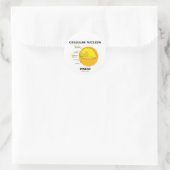 細胞内核（細胞生物学） ラウンドシール (バッグ)