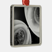 細胞分裂で一見の上で閉めて下さい メタルオーナメント (右)