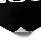 細胞動物好時性おもしろい菌Pun Dark BG ポスター (角)