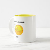 細胞命令内部(核心)の中心 ツートーンマグカップ (正面左)