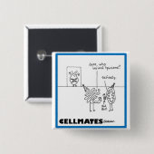 細胞器官のパーティー 缶バッジ (正面&裏面)