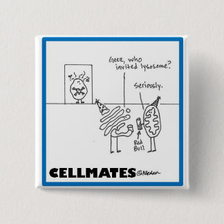 細胞器官のパーティー 缶バッジ