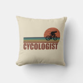 細胞学者おもしろいサイクリングことわざ クッション (正面)