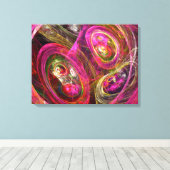 細胞性 キャンバスプリント (インサイチュ (ウッドフロア))