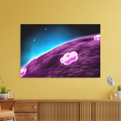 細胞核の概念像 キャンバスプリント (インサイチュ (リビング))