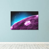 細胞核の概念像 キャンバスプリント (インサイチュ (ウッドフロア))